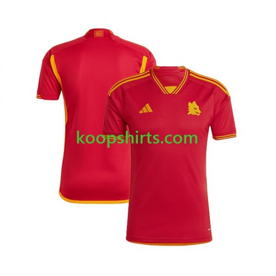 AS Roma Thuis Tenue Heren Voetbalshirts 2023-2024 Korte Mouwen AS Roma Thuis Tenue Heren Voetbalshirts 2023-2024 Korte Mouwen