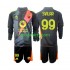 AS Roma Doelman Thuis Tenue Kinder Voetbalshirts Mile Svilar 99 2024-2025 Lange Mouwen