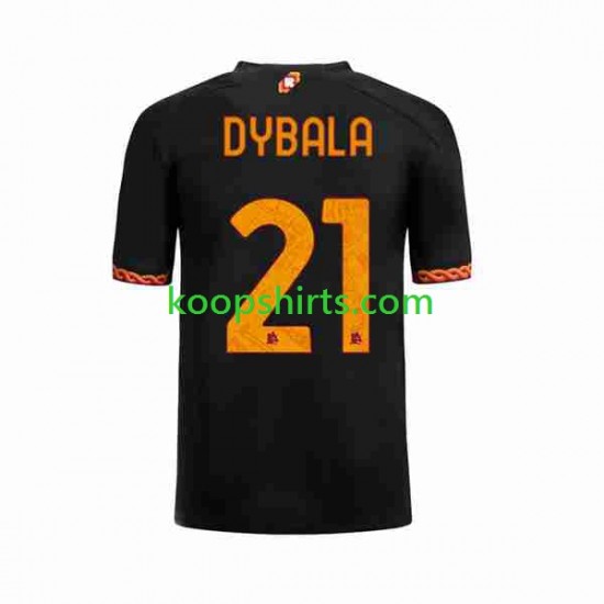 AS Roma Derde Tenue Heren Voetbalshirts Paulo Dybala 21 2023-2024 Korte Mouwen AS Roma Derde Tenue Heren Voetbalshirts Paulo Dybala 21 2023-2024 Korte Mouwen