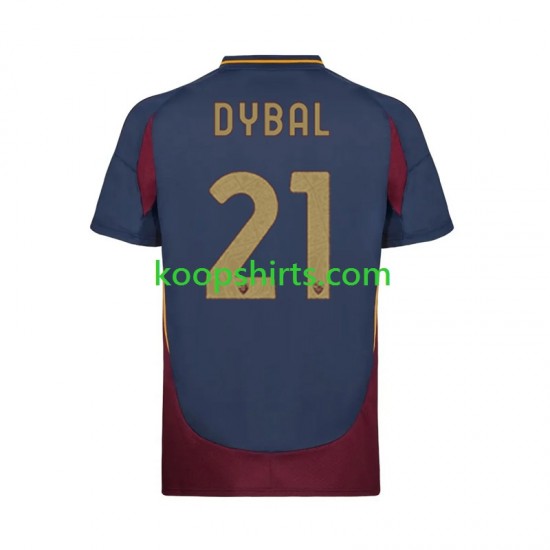 AS Roma Derde Tenue Heren Voetbalshirts Paulo Dybala 21 2024-2025 Korte Mouwen AS Roma Derde Tenue Heren Voetbalshirts Paulo Dybala 21 2024-2025 Korte Mouwen