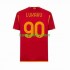AS Roma Thuis Tenue Heren Voetbalshirts Romelu Lukaku 90 2023-2024 Korte Mouwen