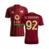 AS Roma Thuis Tenue Heren Voetbalshirts Stephan El Shaarawy 92 2024-2025 Korte Mouwen