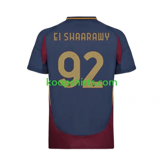 AS Roma Derde Tenue Heren Voetbalshirts Stephan El Shaarawy 92 2024-2025 Korte Mouwen AS Roma Derde Tenue Heren Voetbalshirts Stephan El Shaarawy 92 2024-2025 Korte Mouwen