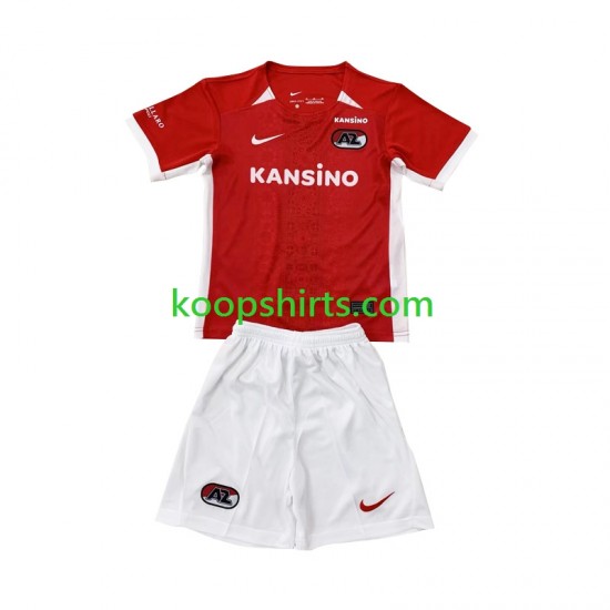 AZ Alkmaar Thuis Tenue Kinder Voetbalshirts 2024-2025 Korte Mouwen AZ Alkmaar Thuis Tenue Kinder Voetbalshirts 2024-2025 Korte Mouwen