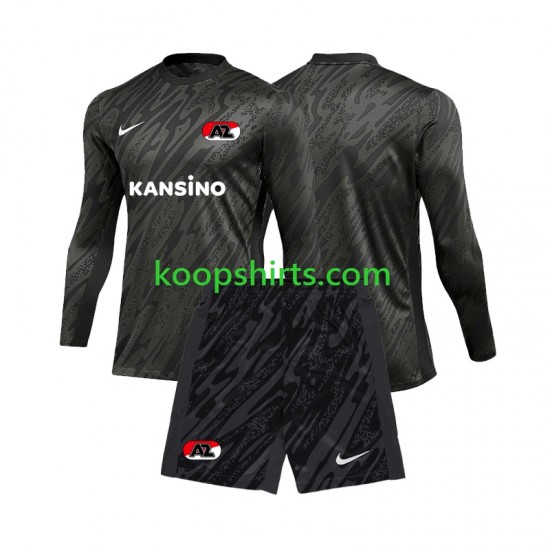 AZ Alkmaar Doelman Uit Tenue Kinder Voetbalshirts 2024-2025 Lange Mouwen AZ Alkmaar Doelman Uit Tenue Kinder Voetbalshirts 2024-2025 Lange Mouwen