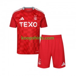 Aberdeen Thuis Tenue Kinder Voetbalshirts 2024-2025 Korte Mouwen