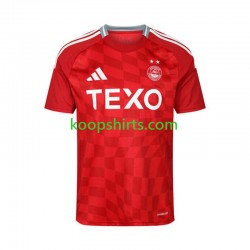Aberdeen Thuis Rood Tenue Heren Voetbalshirts 2024-2025 Korte Mouwen