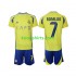 Thuis Tenue Kinder Voetbalshirts Al Nassr Cristiano Ronaldo 7 2024-2025 Korte Mouwen