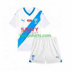 Uit Tenue Kinder Voetbalshirts Al-Hilal 2023-2024 Korte Mouwen