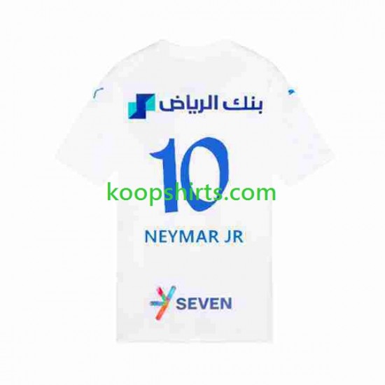 Uit Tenue Heren Voetbalshirts Al-Hilal Neymar JR 10 2023-2024 Korte Mouwen Uit Tenue Heren Voetbalshirts Al-Hilal Neymar JR 10 2023-2024 Korte Mouwen
