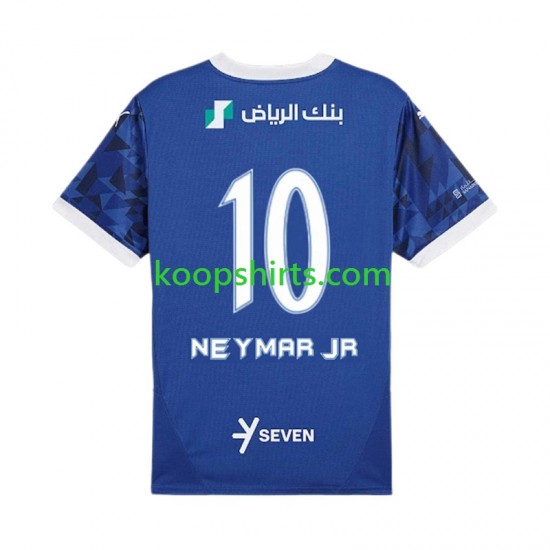 Thuis Tenue Heren Voetbalshirts Al-Hilal Neymar JR 10 2024-2025 Korte Mouwen Thuis Tenue Heren Voetbalshirts Al-Hilal Neymar JR 10 2024-2025 Korte Mouwen