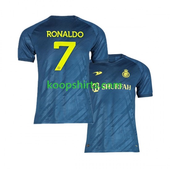 Al-Ittihad Uit Tenue Heren Voetbalshirts FC Ronlado 7 2022-2023 Korte Mouwen Al-Ittihad Uit Tenue Heren Voetbalshirts FC Ronlado 7 2022-2023 Korte Mouwen