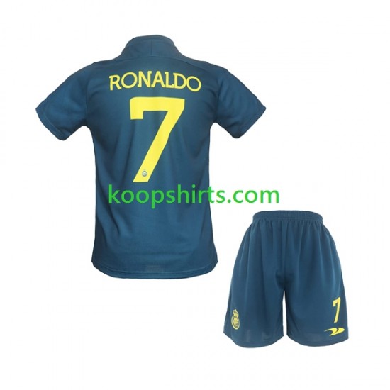 Al-Ittihad Uit Tenue Kinder Voetbalshirts FC Ronlado 7 2022-2023 Korte Mouwen Al-Ittihad Uit Tenue Kinder Voetbalshirts FC Ronlado 7 2022-2023 Korte Mouwen