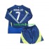 Al-Nassr Uit Tenue Kinder Voetbalshirts Cristiano Ronaldo 7 2024-2025 Lange Mouwen