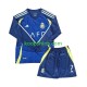 Al-Nassr Uit Tenue Kinder Voetbalshirts Cristiano Ronaldo 7 2024-2025 Lange Mouwen
