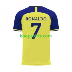 Al-Nassr Thuis Tenue Heren Voetbalshirts Ronaldo 7 2022-2023 Korte Mouwen