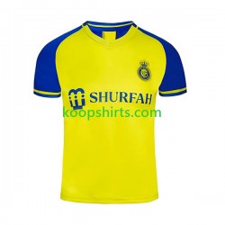 Al-Nassr Thuis Tenue Heren Voetbalshirts Ronaldo 7 2022-2023 Korte Mouwen