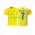 Al-Nassr Thuis Tenue Heren Voetbalshirts Ronaldo 7 2023-2024 Korte Mouwen