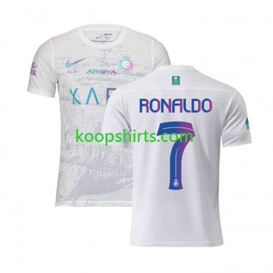 Al-Nassr Derde Tenue Heren Voetbalshirts Ronaldo 7 2023-2024 Korte Mouwen Al-Nassr Derde Tenue Heren Voetbalshirts Ronaldo 7 2023-2024 Korte Mouwen