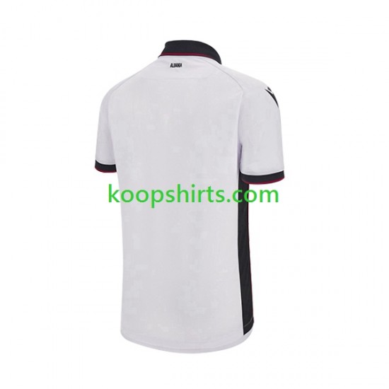 Albanië Uit Tenue Heren Voetbalshirts 2023 Korte Mouwen