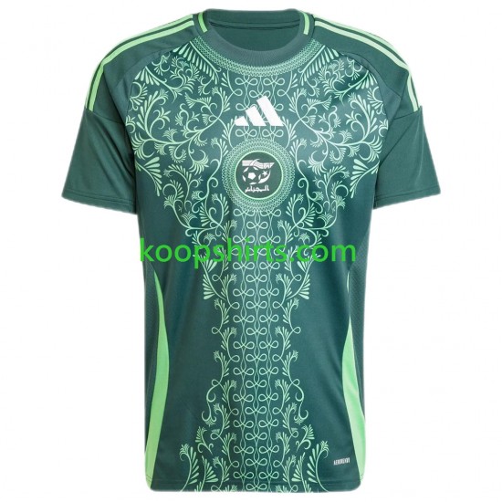Algerije Uit Tenue Heren Voetbalshirts 2024 Korte Mouwen Algerije Uit Tenue Heren Voetbalshirts 2024 Korte Mouwen