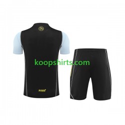 Algerije Zwart Voetbal training shirt en shorts 2023-2024