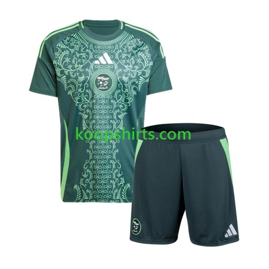 Algerije Uit Tenue Kinder Voetbalshirts 2024-2025 Korte Mouwen Algerije Uit Tenue Kinder Voetbalshirts 2024-2025 Korte Mouwen