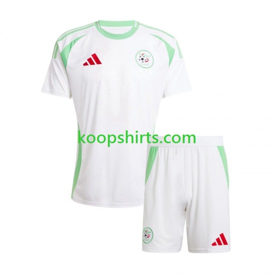 Algerije Thuis Tenue Kinder Voetbalshirts 2024-2025 Korte Mouwen Algerije Thuis Tenue Kinder Voetbalshirts 2024-2025 Korte Mouwen