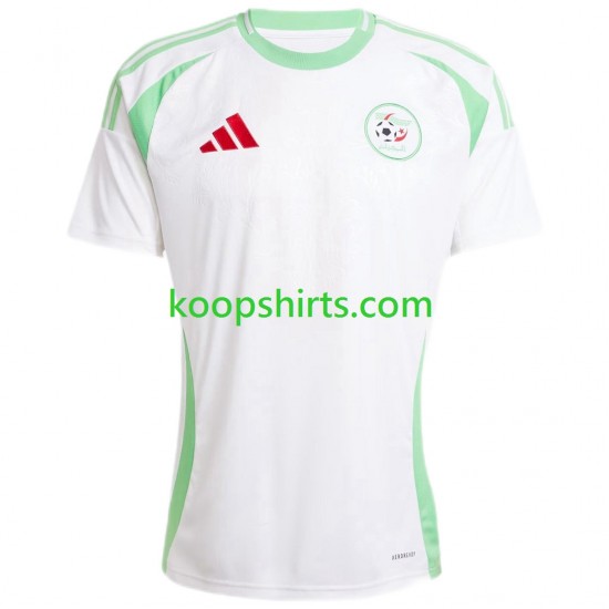 Algerije Thuis Tenue Heren Voetbalshirts 2024 Korte Mouwen Algerije Thuis Tenue Heren Voetbalshirts 2024 Korte Mouwen
