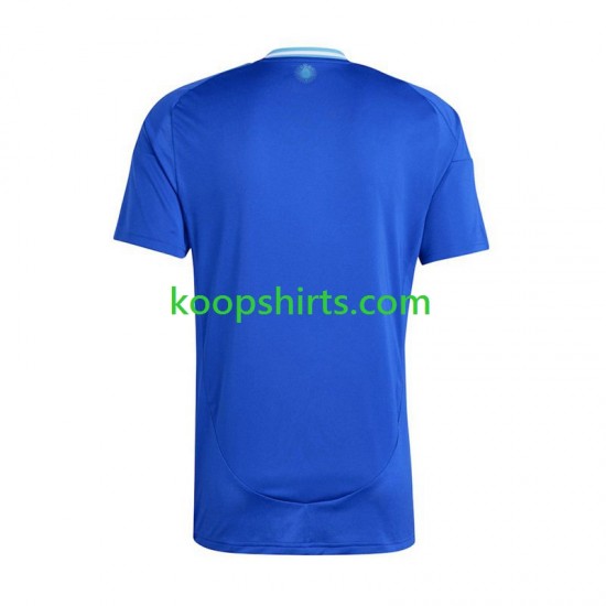 Argentinië Uit Tenue Heren Voetbalshirts Copa America 2024 Korte Mouwen