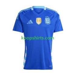 Argentinië Uit Tenue Heren Voetbalshirts Copa America 2024 Korte Mouwen