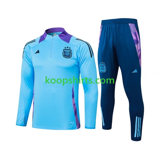 Argentinië Blauw Sweatshirts Pak 2024 Argentinië Blauw Sweatshirts Pak 2024