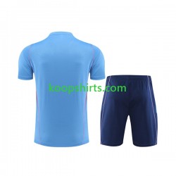 Argentinië Blauw Voetbal training shirt en shorts 2023-2024