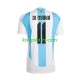 Argentinië Thuis Tenue Heren Voetbalshirts Di Maria 11 Copa America 2024 Korte Mouwen