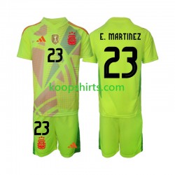 Argentinië Doelman Uit Tenue Kinder Voetbalshirts Emiliano Martinez 23 2024 Korte Mouwen