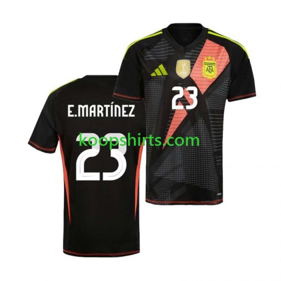 Argentinië Doelman Thuis Tenue Heren Voetbalshirts Emiliano Martinez 23 Copa America 2024 Korte Mouwen Argentinië Doelman Thuis Tenue Heren Voetbalshirts Emiliano Martinez 23 Copa America 2024 Korte Mouwen