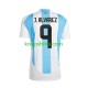 Argentinië Thuis Tenue Heren Voetbalshirts Julian Alvarez 9 Copa America 2024 Korte Mouwen