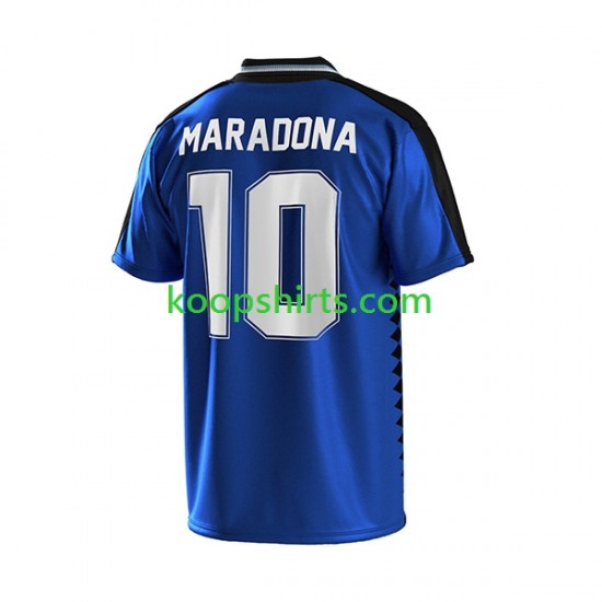 Argentinië Retro Uit Tenue Kinder Voetbalshirts MARADONA 10 1994 Korte Mouwen