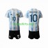 Argentinië Thuis Tenue Kinder Voetbalshirts Maradona 10 2020-2021 Korte Mouwen