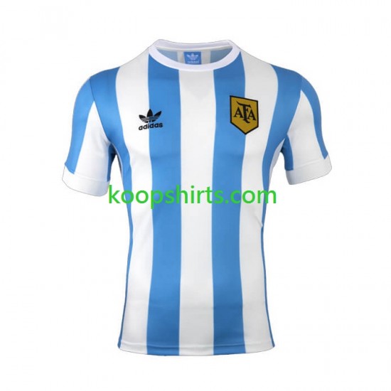Argentinië Retro Thuis Tenue Heren Voetbalshirts 1978 Korte Mouwen Argentinië Retro Thuis Tenue Heren Voetbalshirts 1978 Korte Mouwen