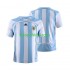 Argentinië Retro Thuis Tenue Heren Voetbalshirts 2006 Korte Mouwen