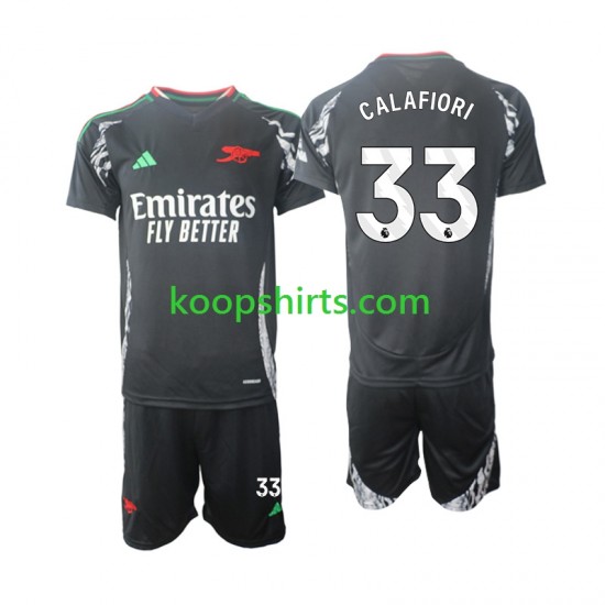 Arsenal Uit Tenue Kinder Voetbalshirts Calafiori 33 2024-2025 Korte Mouwen Arsenal Uit Tenue Kinder Voetbalshirts Calafiori 33 2024-2025 Korte Mouwen