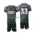 Arsenal Uit Tenue Kinder Voetbalshirts Calafiori 33 2024-2025 Korte Mouwen