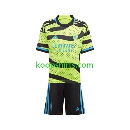 Arsenal Uit Tenue Kinder Voetbalshirts 2023-2024 Korte Mouwen Arsenal Uit Tenue Kinder Voetbalshirts 2023-2024 Korte Mouwen