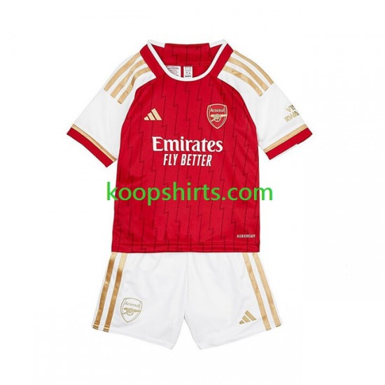 Arsenal Thuis Tenue Kinder Voetbalshirts 2023-2024 Korte Mouwen Arsenal Thuis Tenue Kinder Voetbalshirts 2023-2024 Korte Mouwen