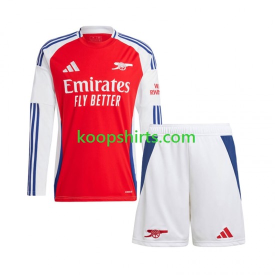 Arsenal Thuis Tenue Kinder Voetbalshirts 2024-2025 Lange Mouwen Arsenal Thuis Tenue Kinder Voetbalshirts 2024-2025 Lange Mouwen