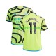 Arsenal Uit Tenue Heren Voetbalshirts Gabriel Martinelli 11 2023-2024 Korte Mouwen Arsenal Uit Tenue Heren Voetbalshirts Gabriel Martinelli 11 2023-2024 Korte Mouwen
