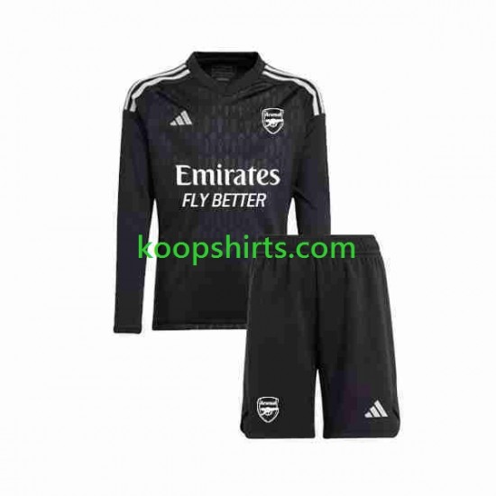 Arsenal Doelman Thuis Tenue Kinder Voetbalshirts 2023-2024 Lange Mouwen Arsenal Doelman Thuis Tenue Kinder Voetbalshirts 2023-2024 Lange Mouwen