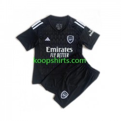 Arsenal Doelman Thuis Tenue Kinder Voetbalshirts 2023-2024 Korte Mouwen