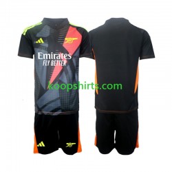 Arsenal Doelman Derde Tenue Kinder Voetbalshirts 2024-2025 Korte Mouwen